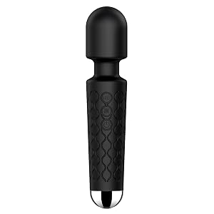 Personal Back Massager Vibrator Wand Adult Toy Vibrator Dildo Handheld Waterproof Rechargeable Vibrating Massager 20 Speeds 8 Patterns