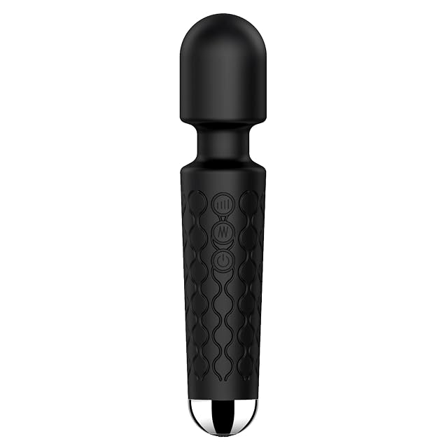 Personal Back Massager Vibrator Wand Adult Toy Vibrator Dildo Handheld Waterproof Rechargeable Vibrating Massager 20 Speeds 8 Patterns