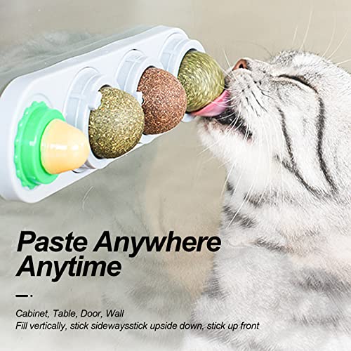 Catnip Brinquedos para Gatos,Brinquedos bolas catnip para gatos | Bolas comestíveis naturais saudáve