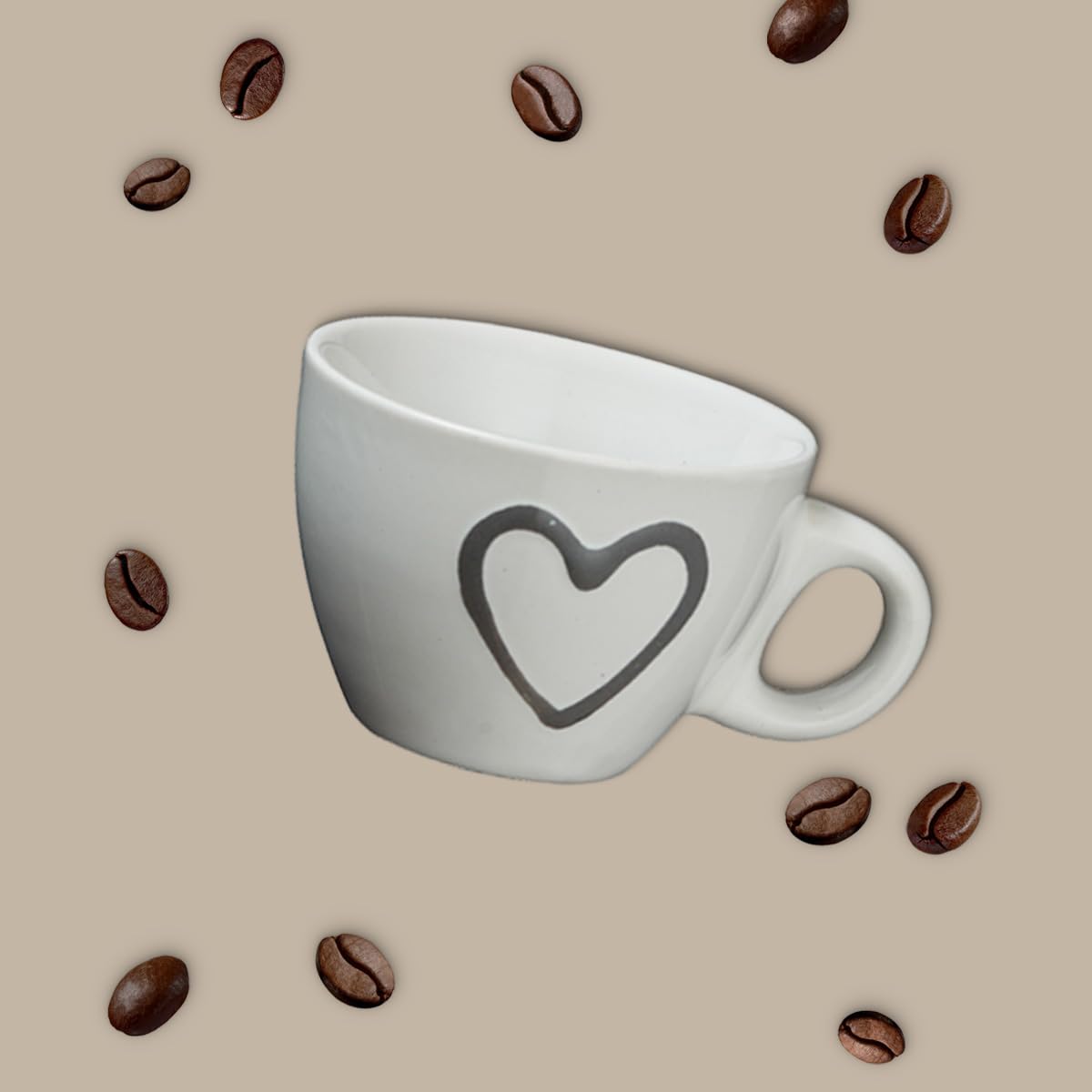 Tazzine Da Caffè,Caffe Con Piattino Tazza di caffè in ceramica ufficio con piattino e cucchiaio set porcellana colazione colazione tazza da latte coppia tazza di tè drinkware Decorata ( Color : D