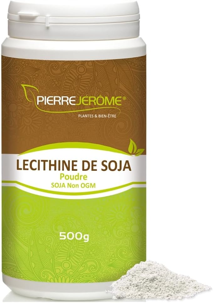 Pierre Jérôme Lécithine de Soja 500g en poudre Maintien du taux de