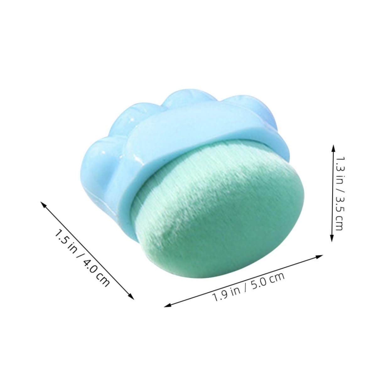 VICASKY Cat Claw Foundation Brush Toiletry Small Travel Size Toiletries Makeup Brush Makeup Concealer Brush Makeup Foundation Travel Foundation Brush Sky-blue Artificial Fiber