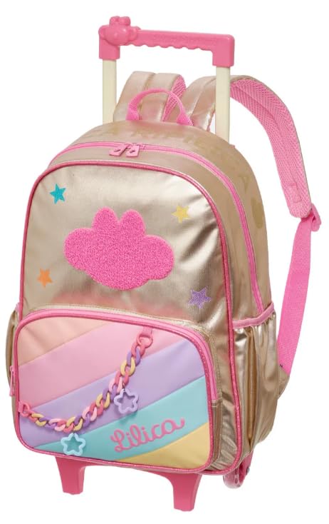MOCHILA CARRINHO LILICA RIPILICA GOLDEN C/ALÇAS 100% ORIGINAL