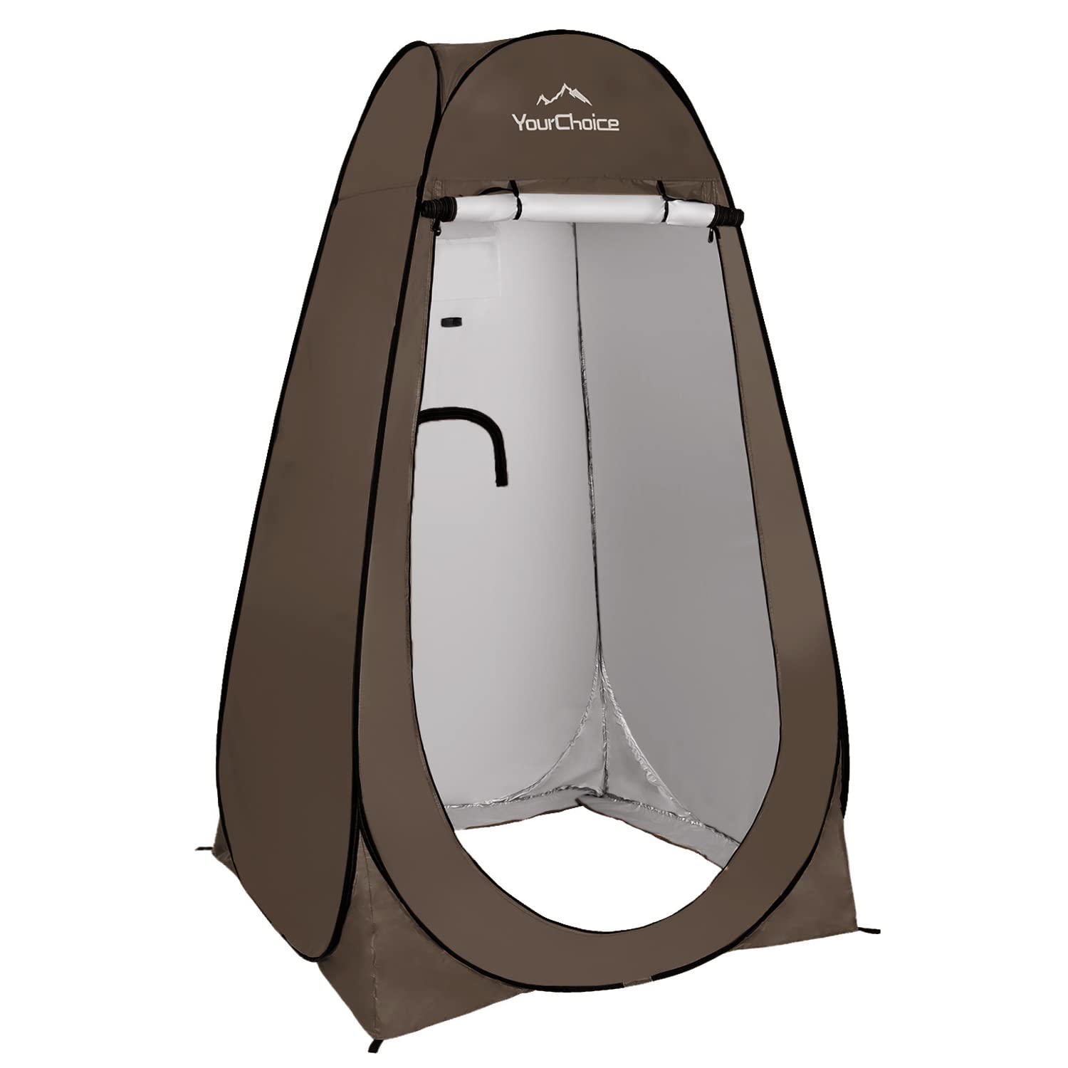 Your Choice Pop Up Privacy Shower Tent - Portable Changing Tent for Camping, Beach & Hiking - 6.2FT Lightweight with Carry Bag, Quick Setup & Full Coverage