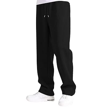 Amazon.com: moolBeko Mens Grey Linen Sweatpants Fall High