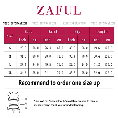 Zaful Women Long Bodycon Maxi Dress Spaghetti Strap Dress Thigh Slit Dress Sexy Black Dress Slinky Club Party Dress L #TOP5