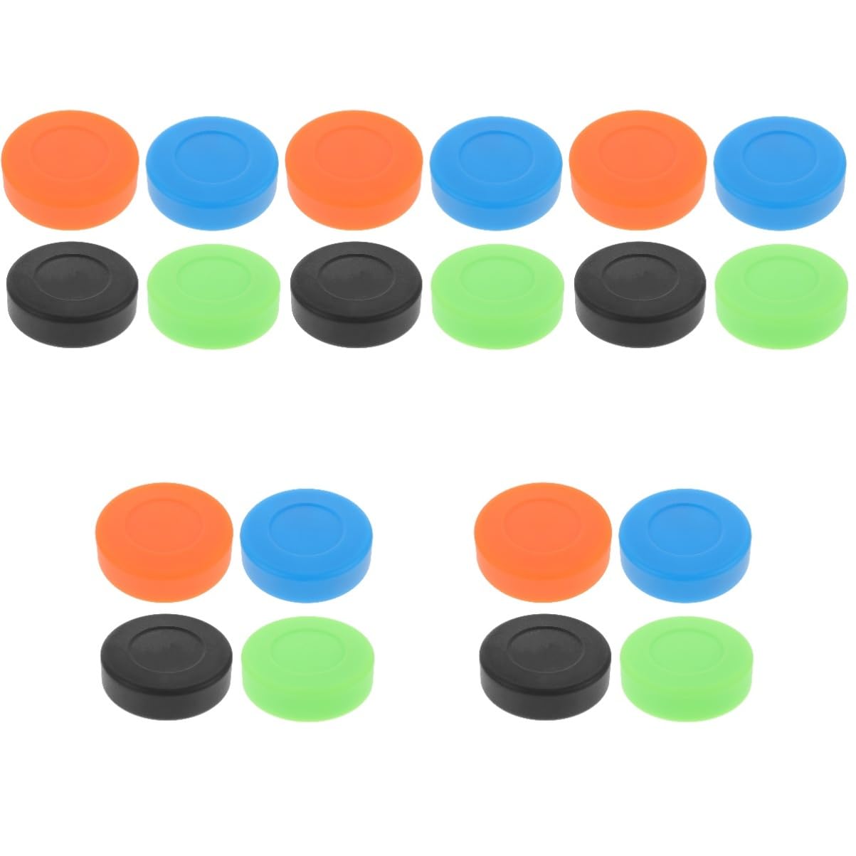 Yardwe Balle Plate De Hockey sur Glace Table De Air Hockey pour Adultes Rondelle De Hockey À roulettes Le Hockey Blades Hockey Roller Hockey Rondelle De Sport PVC