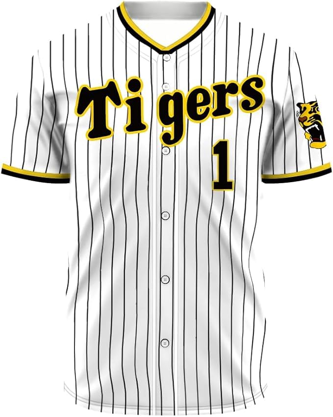 HANSHIN ユニフォーム OHYAMA 3 2024 Hanshin Tigers Replica Jersey Fourth Ohyama #3 | Japan