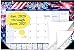 Desk Calendar 2020-2021, 18 Month Calendar Desk from Jan.2020 - June.2021,17" x 11.5" Large Desktop Wall Calendar 2020