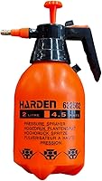 HardenUSA Half Gallon (68oz) Handheld Pump Sprayer with Adjustable Copper Nozzle for Gardening, Lawn Care & Cleaning
