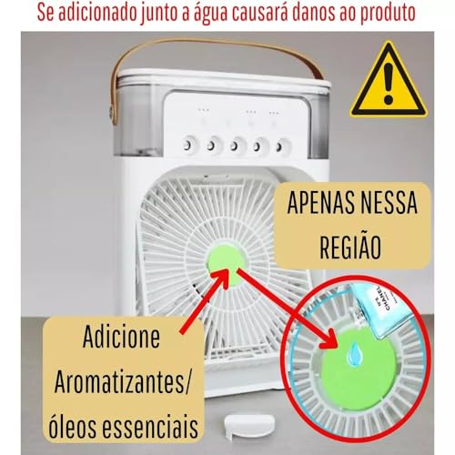 Mini Ar Condicionado Climatizador De Ar Frio Portátil Usb