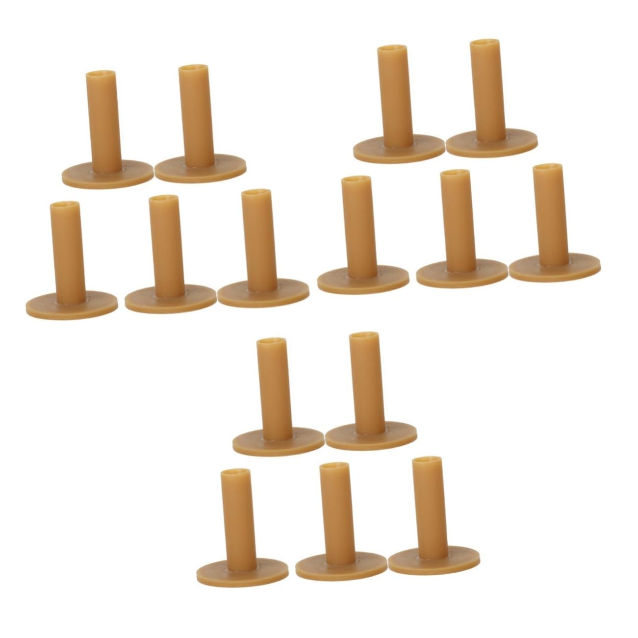 VANZACK 15 STK T-Stücke 70 mm Farbkombinationsplatte Erde Golf-Tees Millimeter-Kombinationsplatte golfset golfschläger golfzubehör Gummi-T-Shirt 70 mm T-Stück