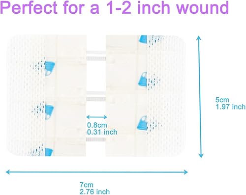 Miniatura 4 de Tiras de cierre de heridas de emergencia, vendajes de mariposa, suturas de puntada, vendajes adhesivos para primeros auxilios, reparación de