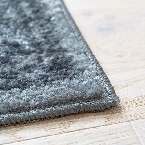 Maples Rugs Pelham Vintage Area Rugs for Living Room & Bedroom [Made in USA], 7 x 10, Grey Tonal - Thumbnail 5