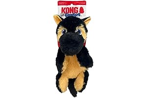 KONG Comfort Pups Low Stuffing Plush Dog Toy (Medium, Fritz)
