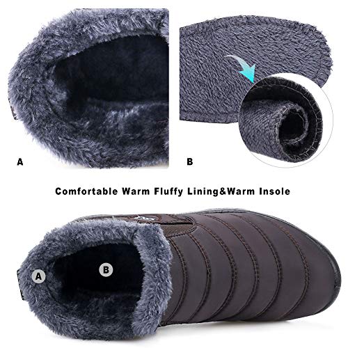 image for HARENCE Snow Boots for Women Winter Boot with Comfortable Warm Fur Lin