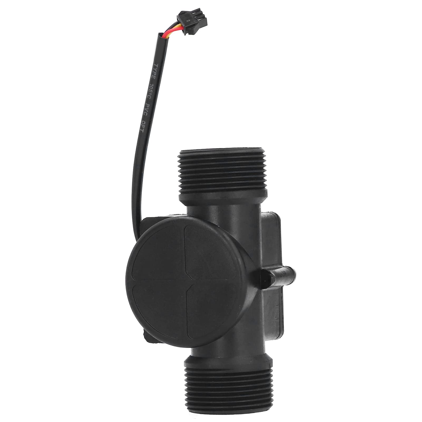 DN32 G1,25 pollici Sensore di Flusso d'Acqua, 1-120L/min Misuratore di Portata Ad Effetto Hall, Controllo Sensore Flussostato per Acqua Flussometro per Tubo