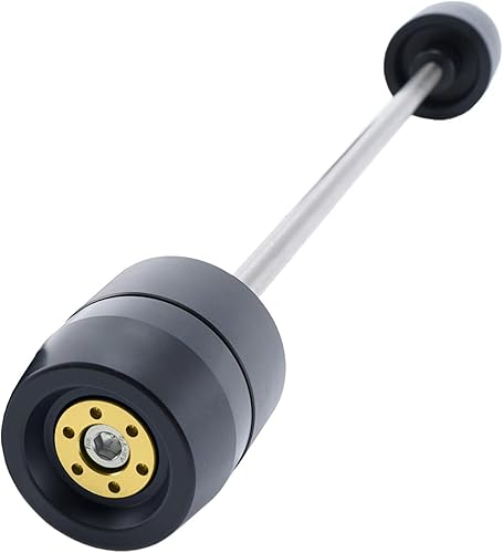 LNNRYP Compatible with Kawasaki Z900 Z900RS Z 900 RS 2017-2022 Motorcycle Front Rear Axle Sliders Wheel Protection Crash Protector (Color Rear-Gold)