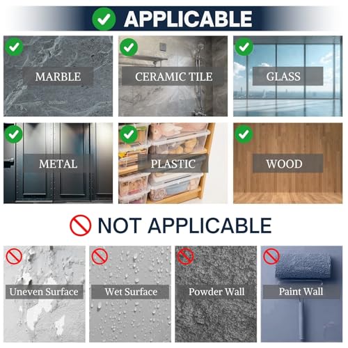 Image of Solitude Pack of 1 Double-Sided Heavy Duty Transparent Tape, Removable & Reusable Mounting Tape for Walls, Kitchen, Office, DIY 2mm x 3m Roll
