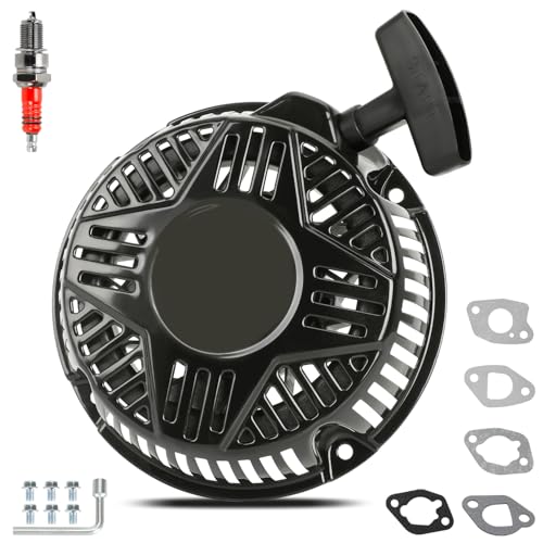 SHIQINHA Pull Start Assembly Compatible with Pressure Washer Westing-House 212cc Engine WPX2700 WPX3200 WPX3400 WPX3600 Power-Horse, Recoil Starter for DuroStar DS4000S 208cc 224cc Generator Parts