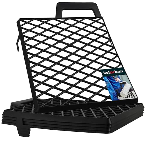 KOTARBAU® Set di 5 griglie in plastica, 250 x 200 mm, utilizzo con rulli di colore zincati per