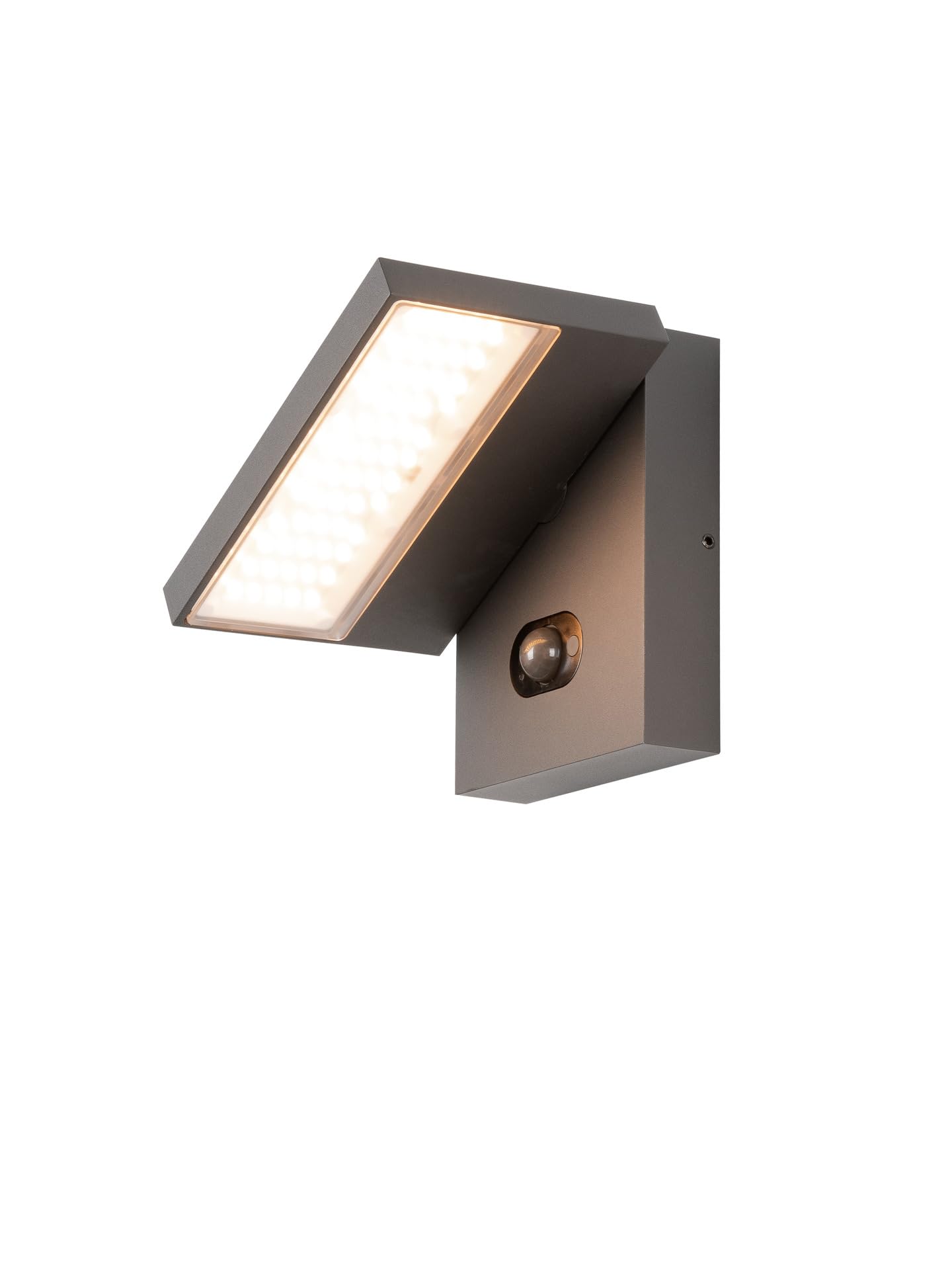 SLV Wandaufbauleuchte 1008542 / Beleuchtung für Wände, Wege, Eingänge, LED Spot außen, Aufbau-Leuchte Outdoor, Gartenlampe / IP65 2200/2700K 6.8W 600 / 650lm anthrazit