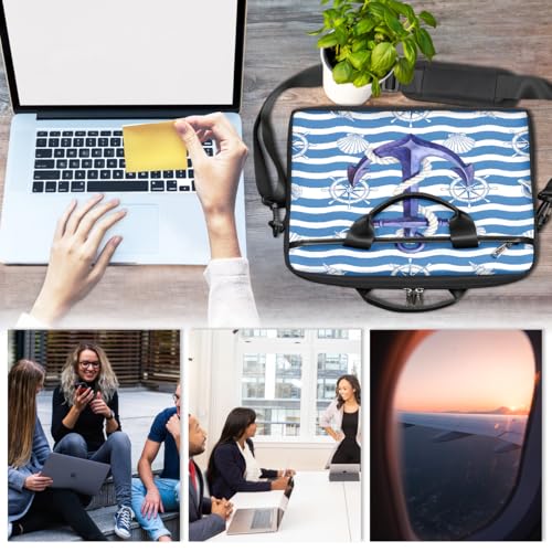 Bolsa para laptop con diseño acuarela 15 pulgadas miniatura 6