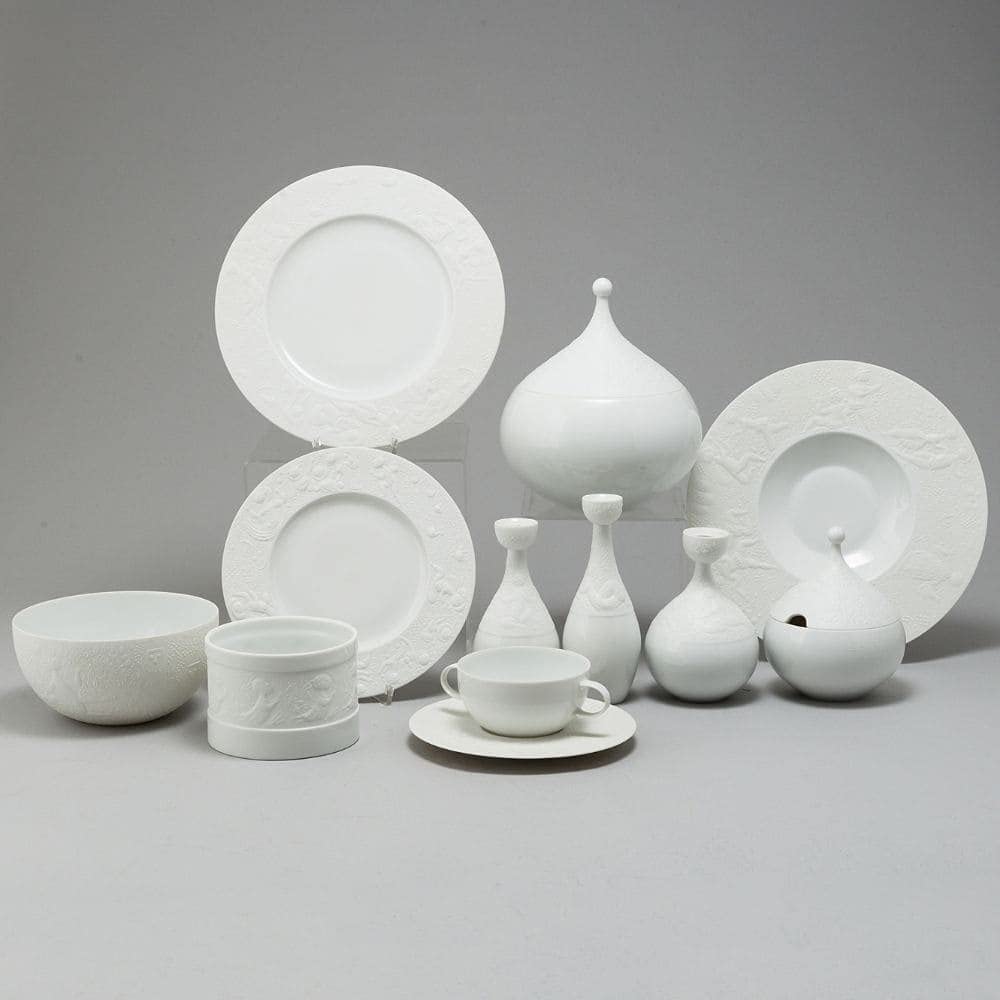 Rosenthal Zauberflöte Weiß Brotteller 19 cm