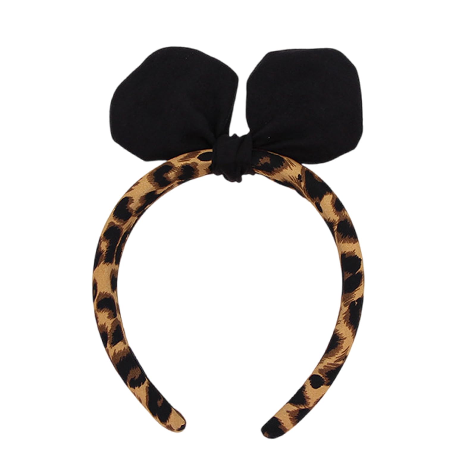 MICFENY Stretchy Animal Print Hairband With Nonslip Grip Friendly Fabric Headband Fashion Hair Accessory For Sports Daily Use