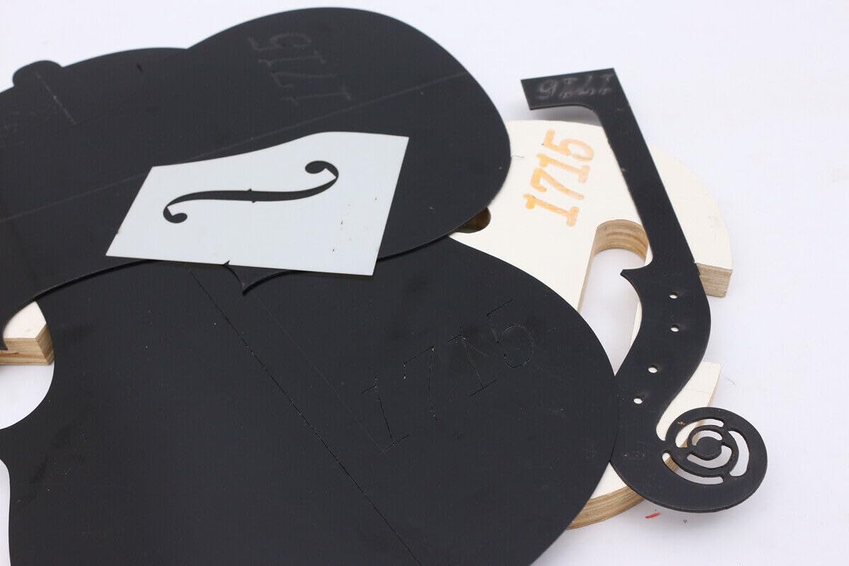 Modello e stampo per foro per violino e collo, dimensione 4/4, replica modello Stradivari 1715 (vt-277)