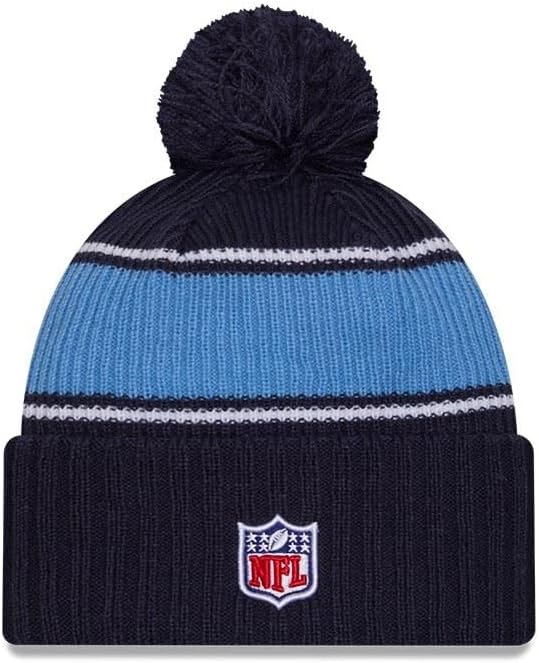 New Era Sideline 2024 American Football Beanie Pompom Winter Stamp Cap NFL Team Logo - Image 2