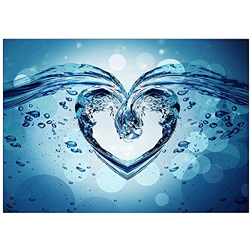 Broderie Diamant Peinture 5D Gouttes d'Eau pour Décoration Murale Salon
