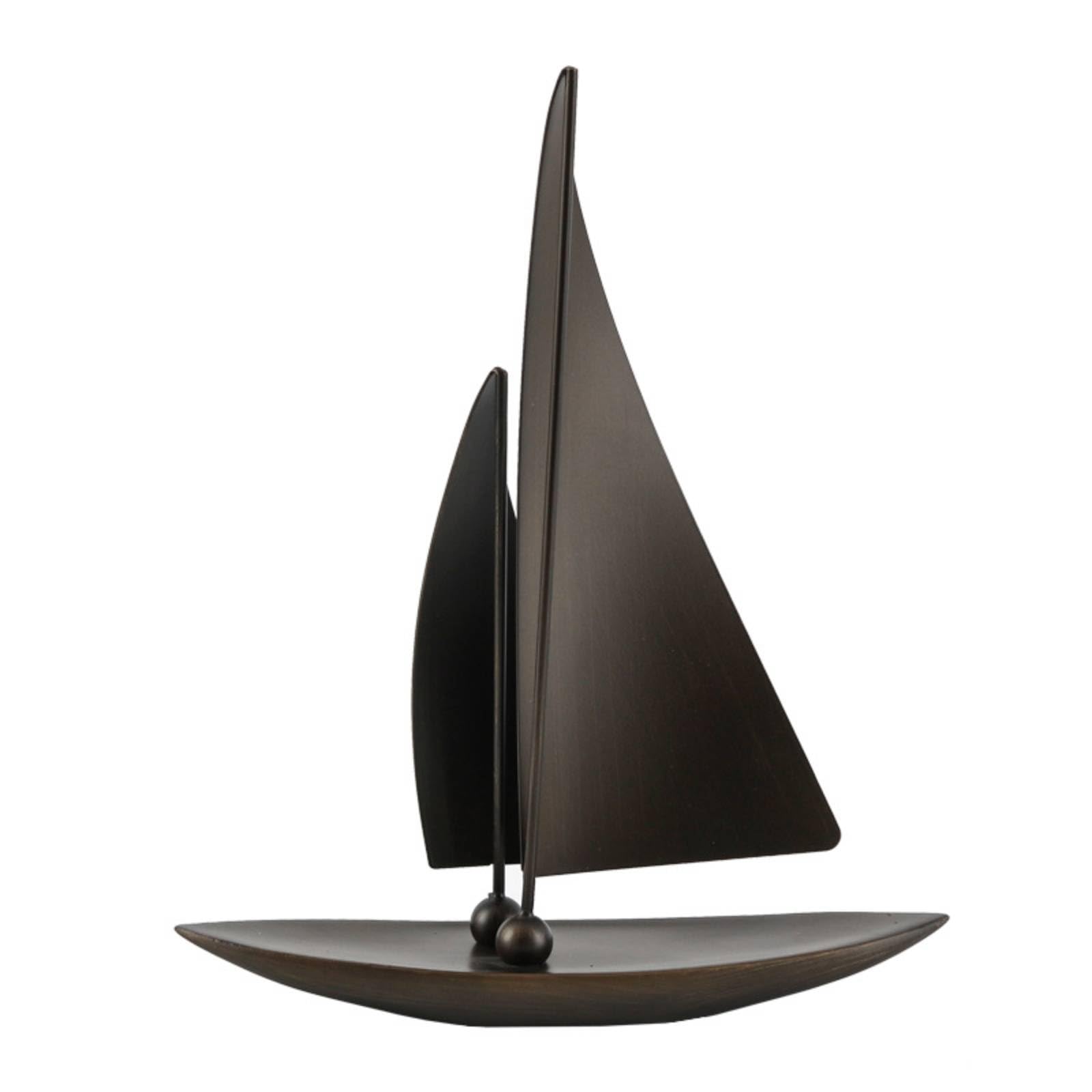 Sculpture voilier moderne bateau décoration design miniature pour maison