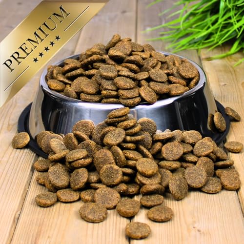 Lecker.Pet® | 12 kg Luna's Strauß mit Kartoffel & Apfel Hunde Trockenfutter Vollnahrung | Getreidefreie Trockenvollnahrung | Alleinfutter für Erwachsene Hunde | Nährstoffreiche Proteinquelle