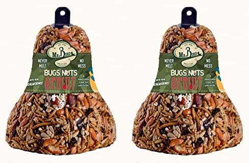 Mr. Bird Bugs, Nuts & Fruit Wild Bird Seed Bell,