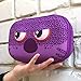 ZIPIT Wildlings Pencil Box for Girls, Large Capacity Cute Pencil Case for School, Stationery Organizer Box, Purple