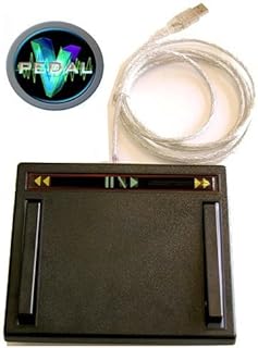 USB Transcription Foot Pedal, 3 Function