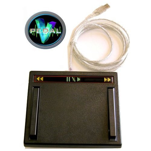 Vpedal USB Transcription Foot Pedal, 3 Function