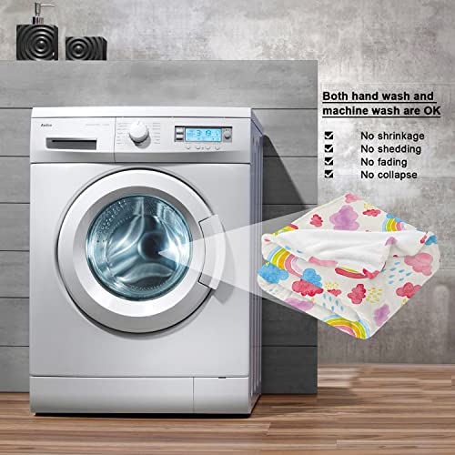 Yokyhom Rainbow Blanket For Boys Girls, Super Soft Fleece Kids Throw Blanket For Toddler Children Teen Boys Gift Ideas, Birthday Kids Blanket For Soft Bedroom Living Room, 50'' X 60'' #TOP5