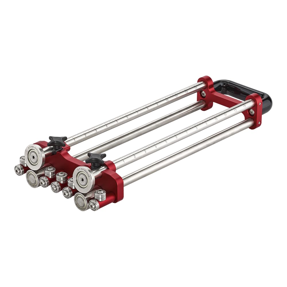 MalcoFS2F350 2 Station Metal Bender Metal Roofing Tools | Sheet Metal Fabrication | 0-100° Bending Range | Adjustable Roller Spacing | Quick setup, lightweight and highly portable (350mm)