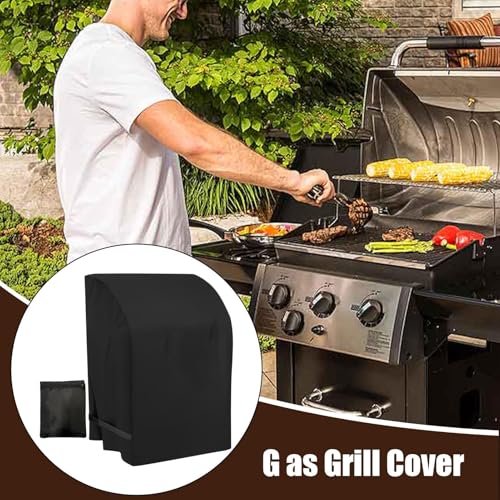 Housse de protection pour barbecue contre les intempéries de camping - 4