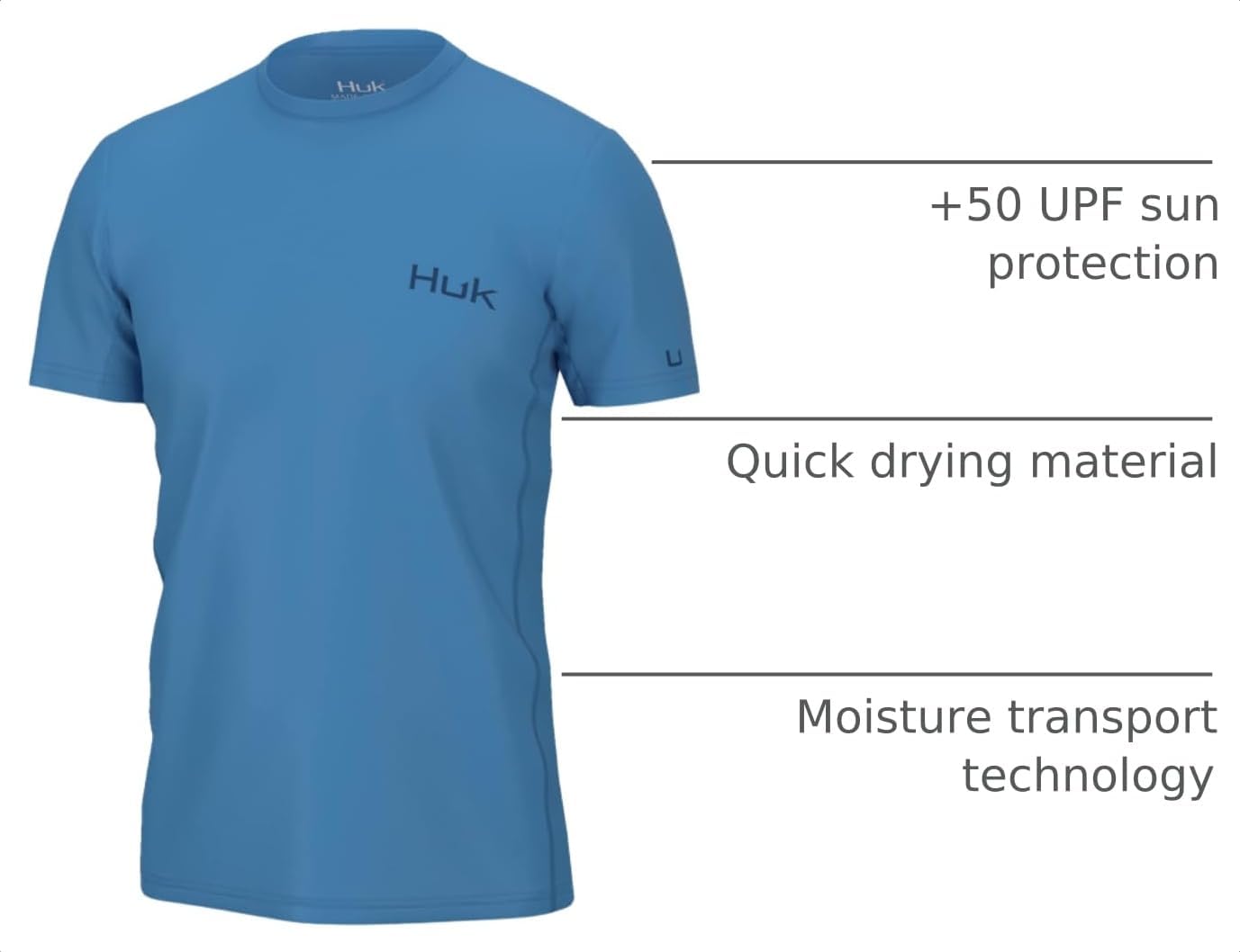 HUK Men's Icon X Short Sleeve Shirt, Fishing Shirt with Sun Protection image 3