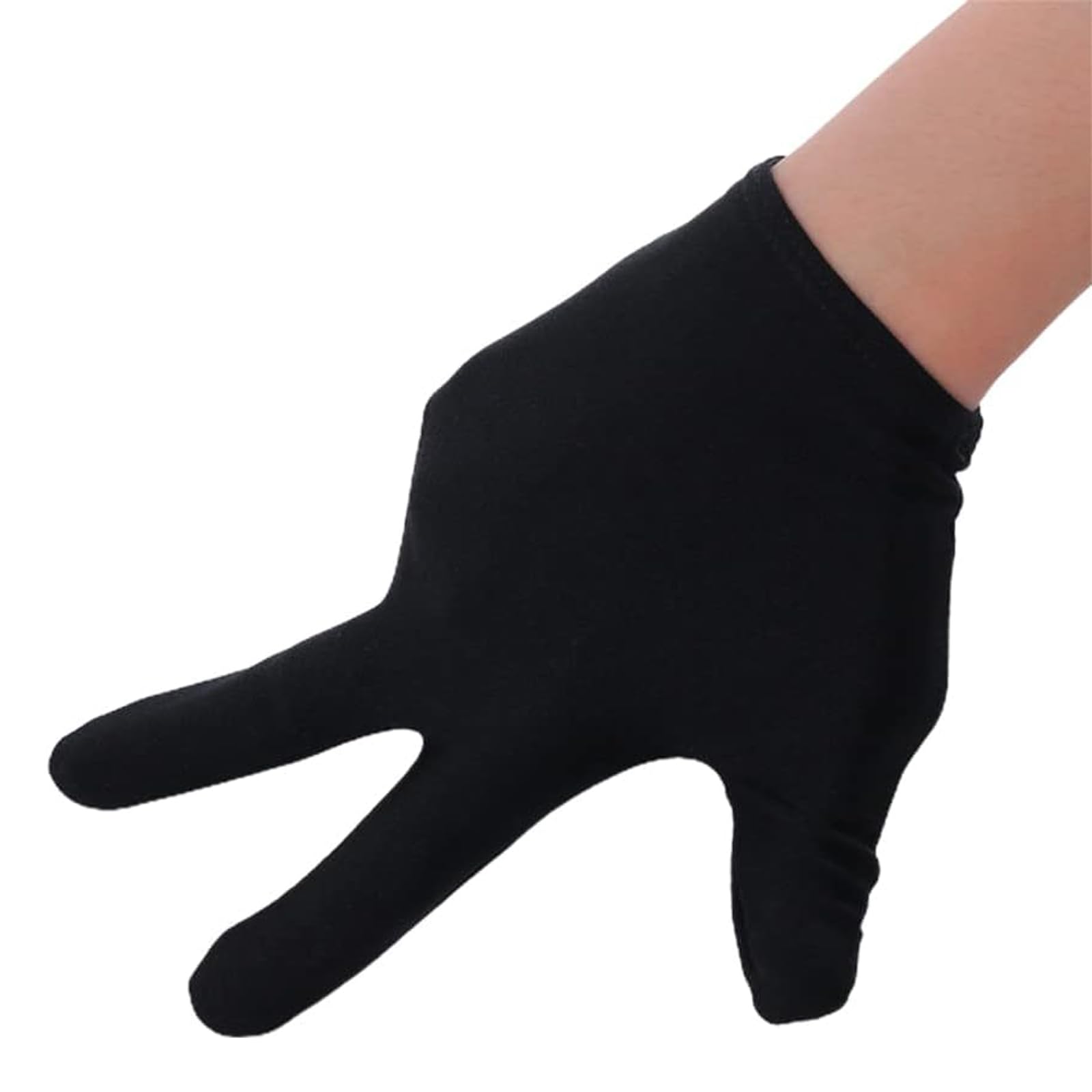6Pcs Guantes de Billar Mano Puente Izquierda，Guante de Billar,Tokaneit Guante de Billar,Guantes de Billar, Unisex, elásticos, para Accesorios de Billar