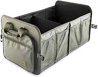 Foldable Car Trunk Organizer with Mesh Pockets Side Bag Washable Automotive Waterproof Storage