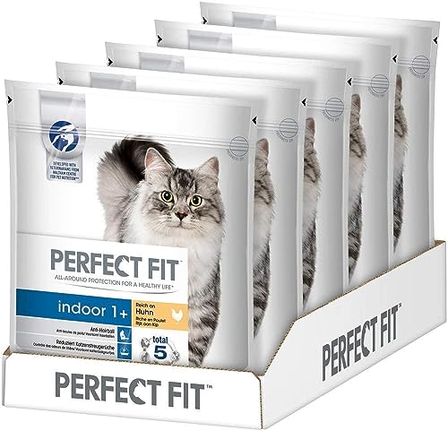 Produktbild von PERFECT FIT Indoor 1+ Trockenfutter für Wohnungskatzen - 6 x 750 g