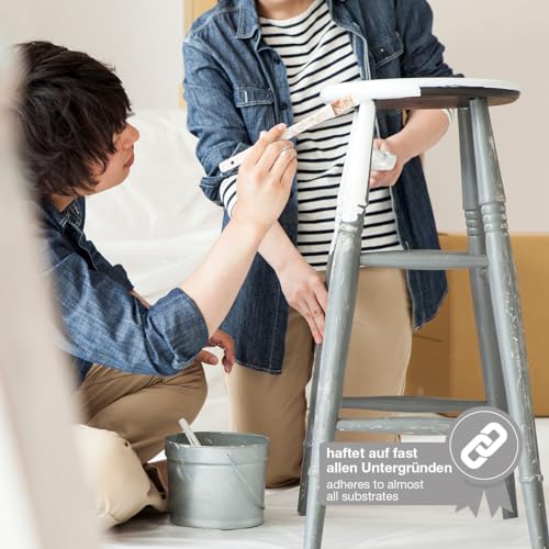 Wanders Shabby Chic Kreidefarbe 750 ml - Lila Beeren/Gedämpftes Lila - Küchenmöbellack und Möbelfarbe ohne Schleifen. Chalk Paint… – Ansicht 6
