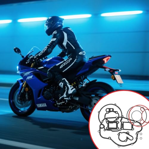 ​Flewdart dichtung für Minarelli AM6 50cc Motor​​ Zylinderdichtung Dichtungssatz AM6 für MBK (Xlimit/Xpower), Ya-ma-ha (TZR/DT), Aprilia (RS), Peu-geot (XP6-XPS), Beta, Rieju, Dichtungen für Kupplung