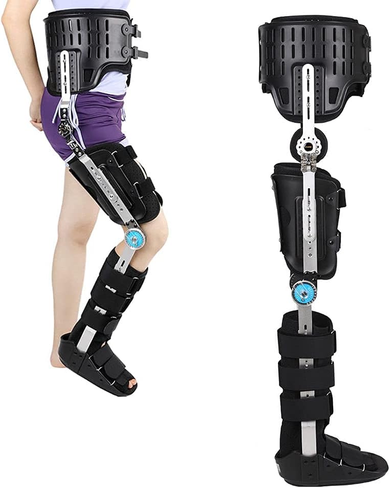 Hip Knee Ankle Foot Orthosis, Knee Ankle Foot Orthosis Brace, Hip Knee Ankle Foot Orthosis for Brace Leg Fracture Foot and Orthotics of Lower Limbs, Postoperative Rehabilitation