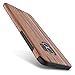 Galaxy S9 Case, B BELK [Slim to Beat] Soft Wood Hybrid Flexible TPU Cushion [Thin Matte] Premium Rubber Bumper Back Cover, Shock Resistant Wooden Shell for Samsung Galaxy S9 - Cherry