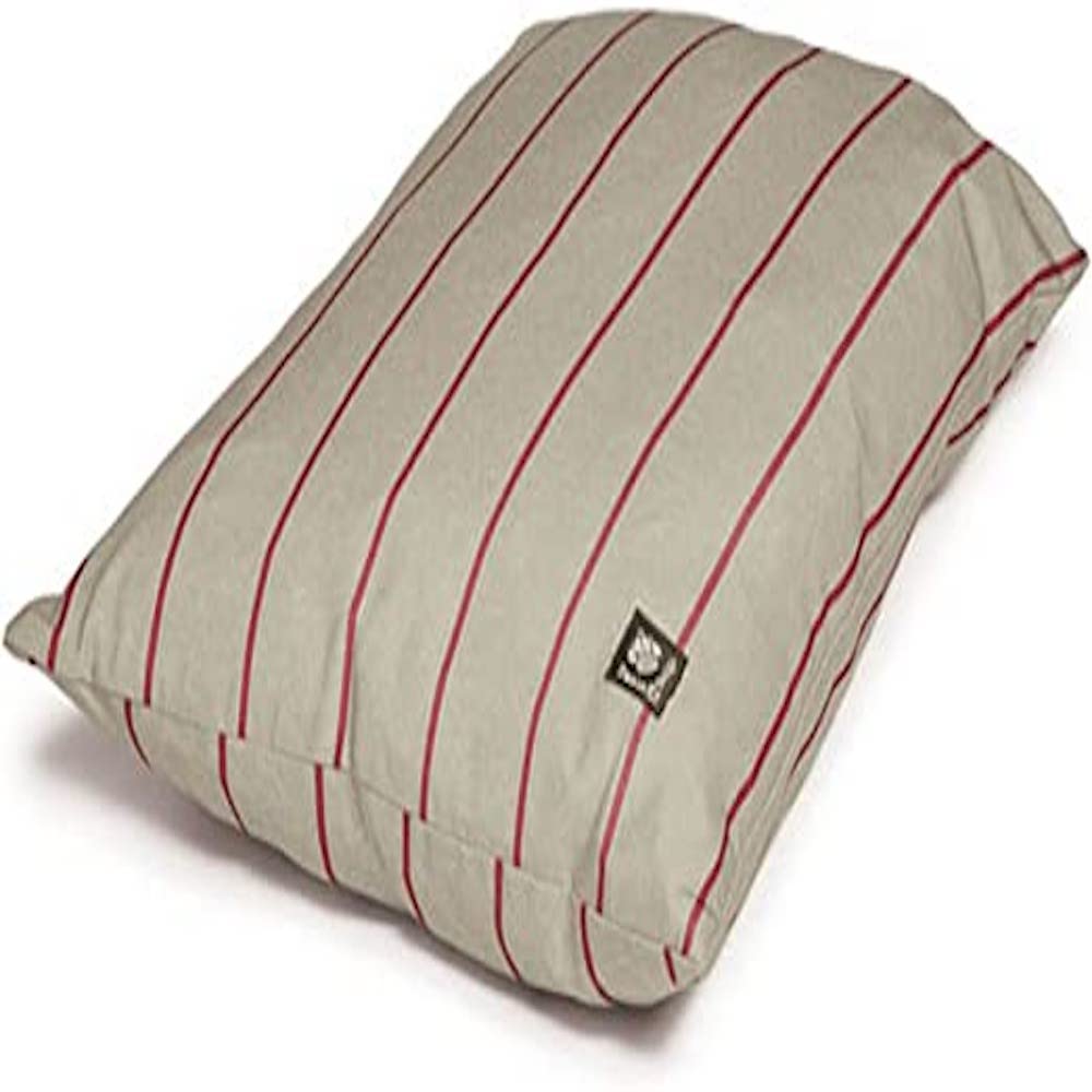 Danish Design Heritage Herringbone Beige/Burgundy Dog/Puppy Deep Duvet Cover Medium 87 x138 cm
